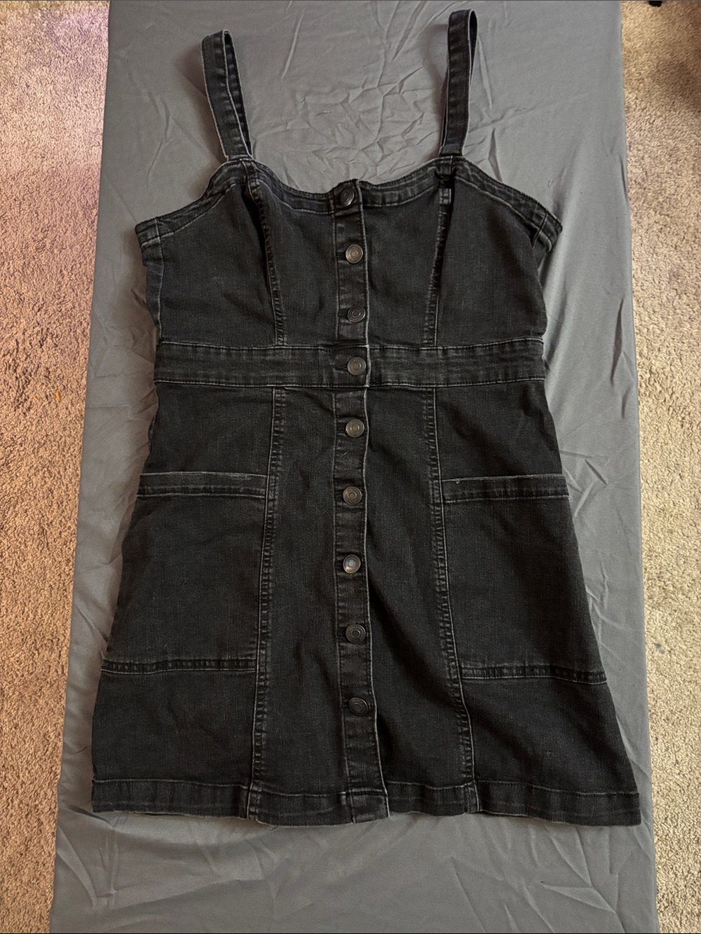 Aeropostale denim button up dress women’s size L